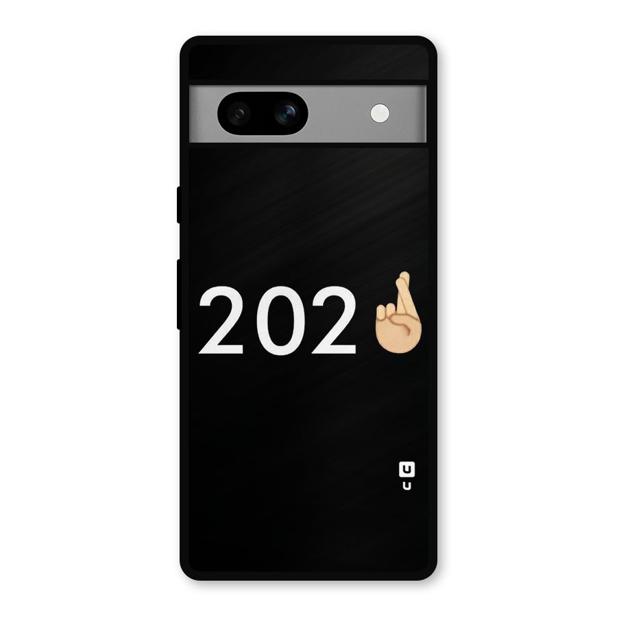 2021 Fingers Crossed Metal Back Case for Google Pixel 7a