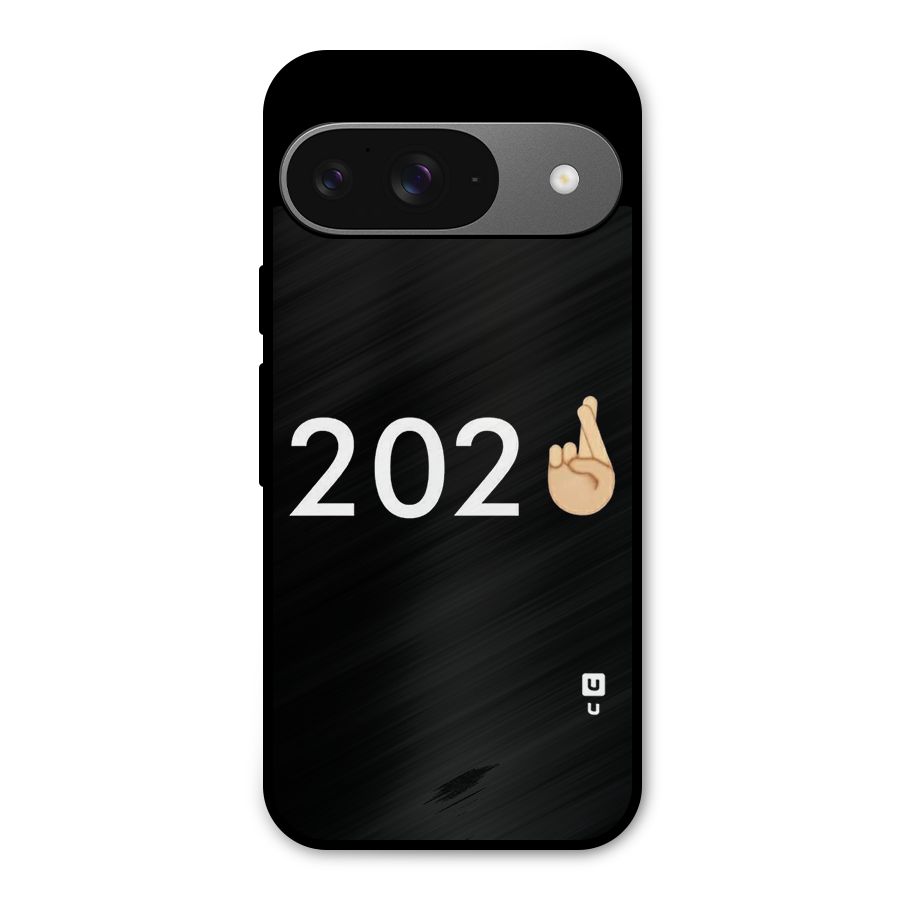 2021 Fingers Crossed Metal Back Case for Google Pixel 9