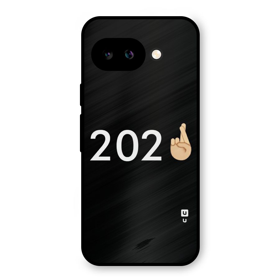 2021 Fingers Crossed Metal Back Case for Google Pixel 9a