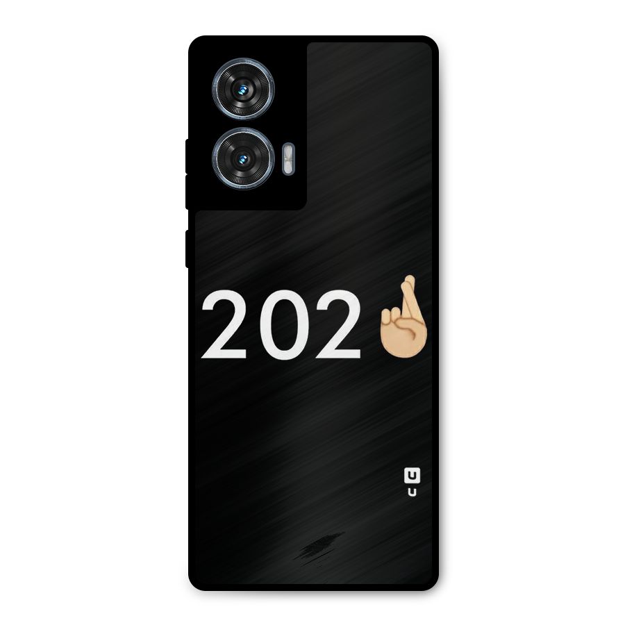 2021 Fingers Crossed Metal Back Case for Motorola Edge 50 Fusion