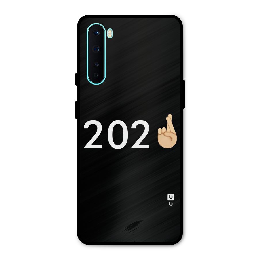 2021 Fingers Crossed Metal Back Case for OnePlus Nord