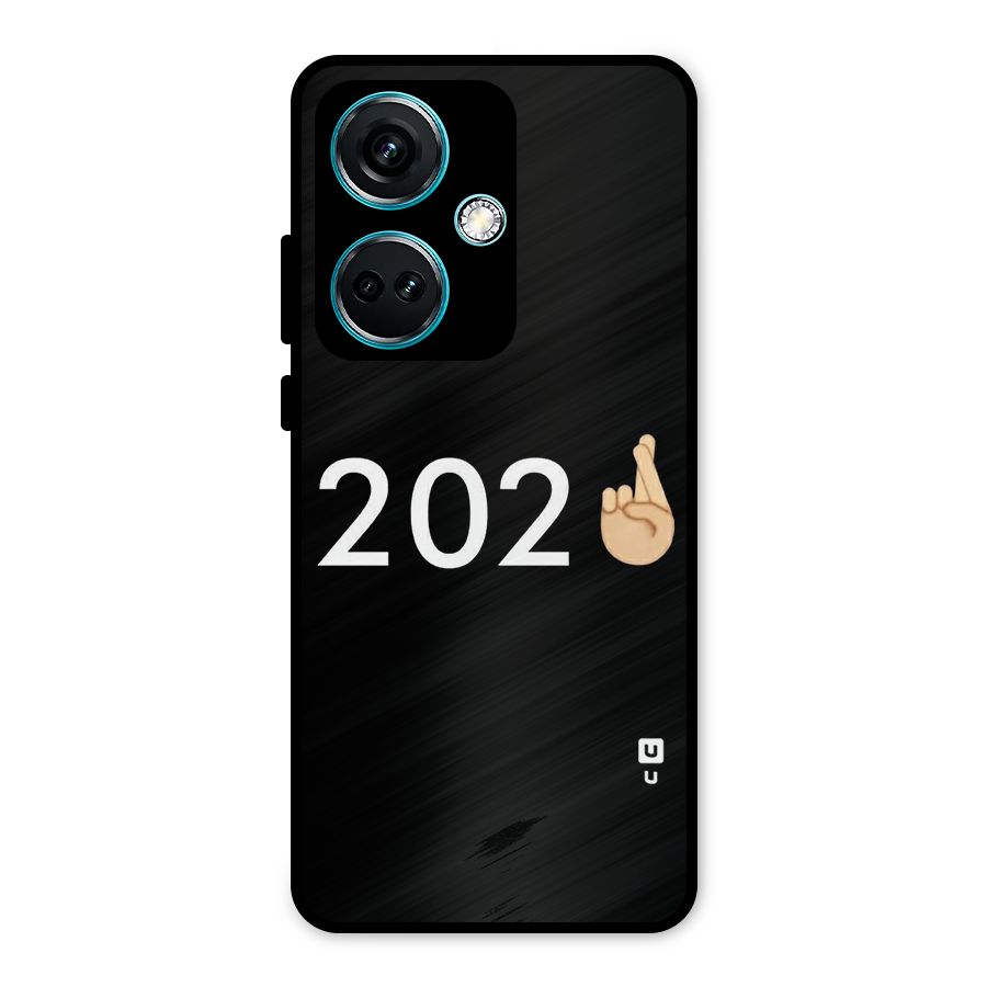 2021 Fingers Crossed Metal Back Case for OnePlus Nord CE 3 5G