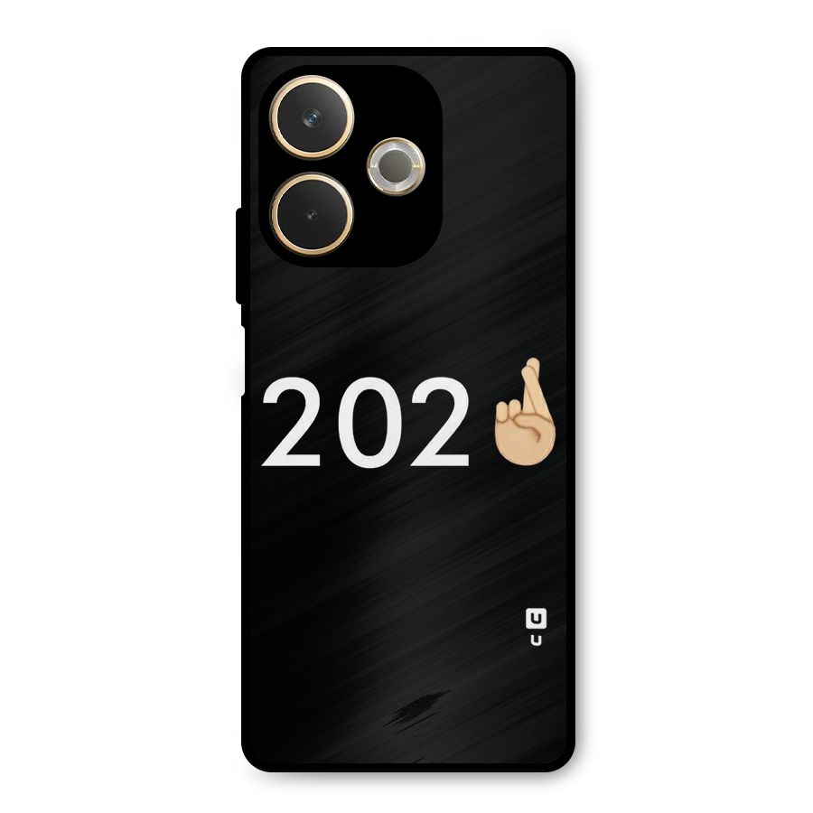 2021 Fingers Crossed Metal Back Case for Oppo A5 Pro