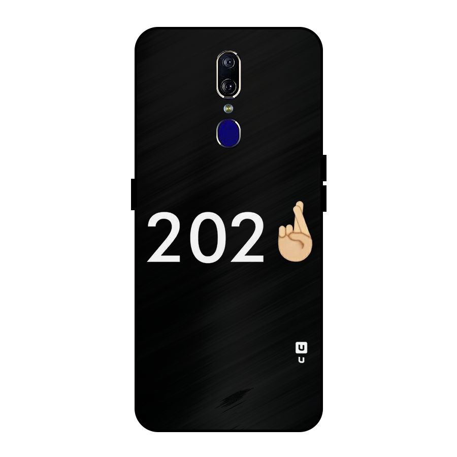 2021 Fingers Crossed Metal Back Case for Oppo F11