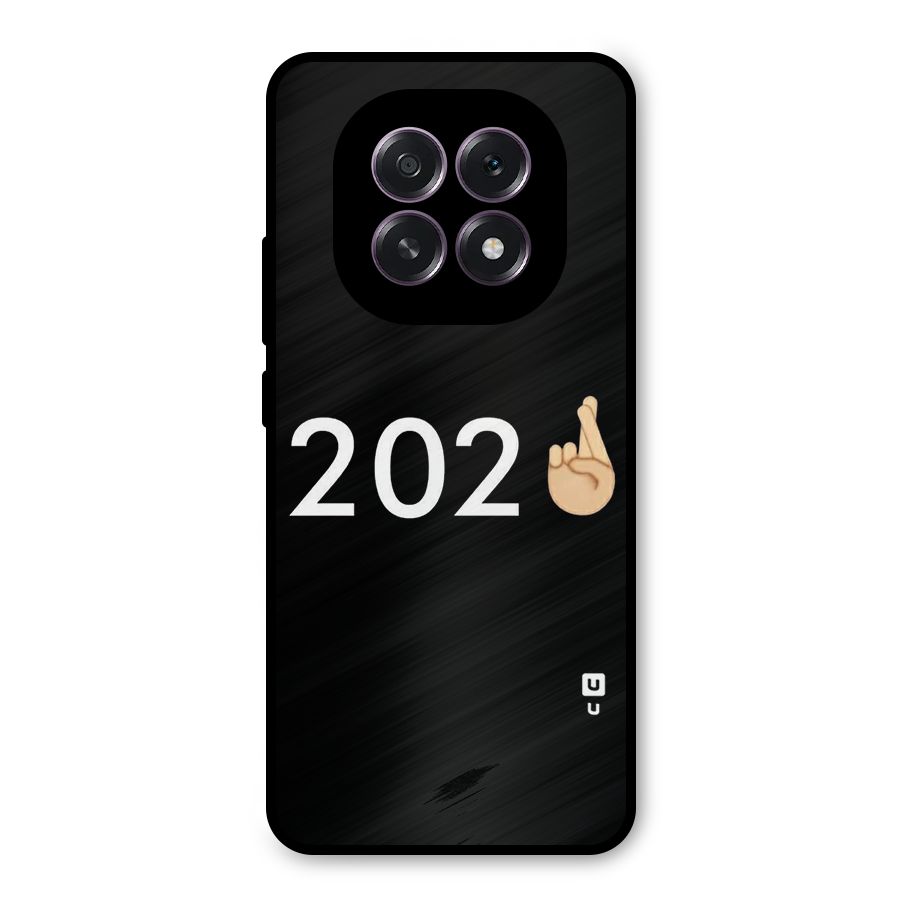 2021 Fingers Crossed Metal Back Case for Oppo F29