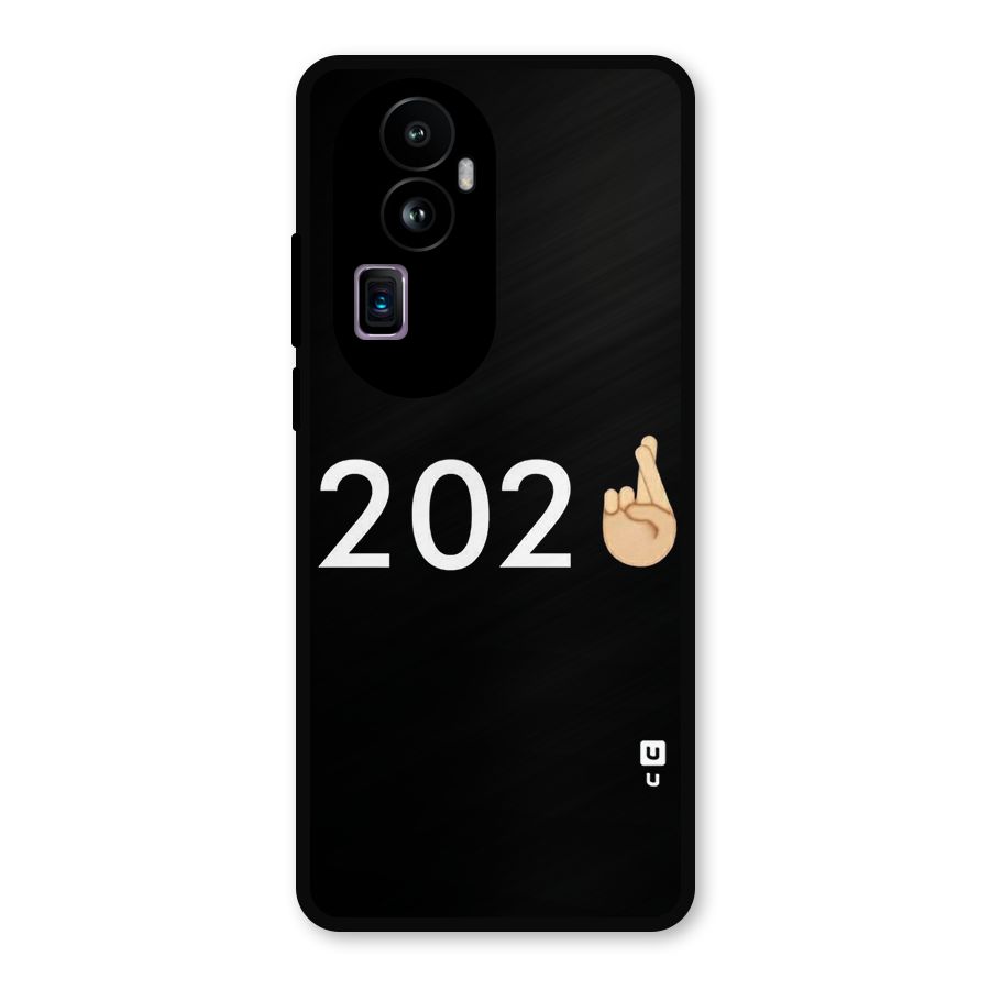 2021 Fingers Crossed Metal Back Case for Oppo Reno10 Pro Plus