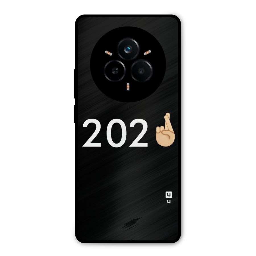 2021 Fingers Crossed Metal Back Case for Realme 14 Pro