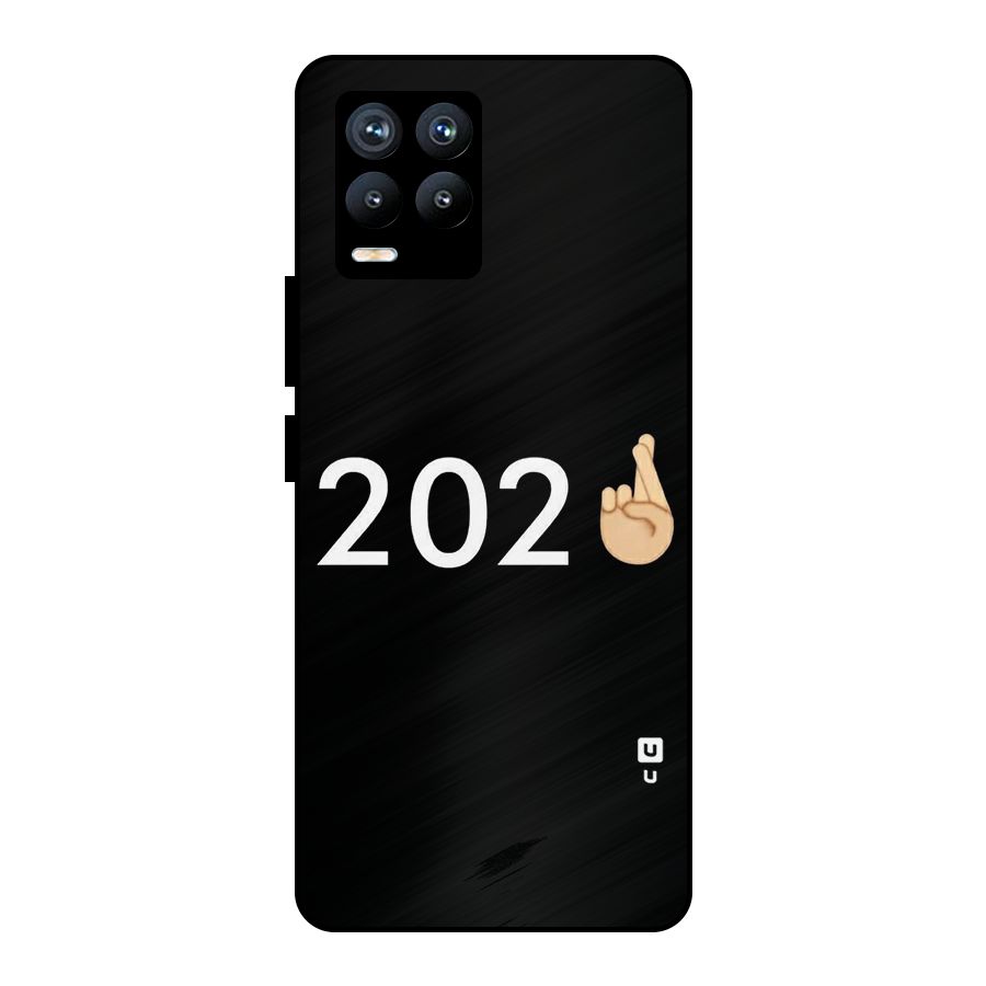 2021 Fingers Crossed Metal Back Case for Realme 8 Pro