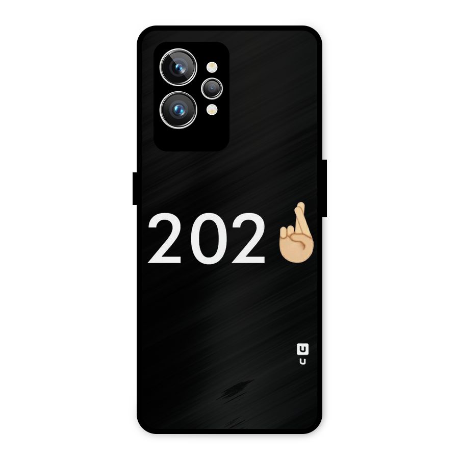 2021 Fingers Crossed Metal Back Case for Realme GT2 Pro