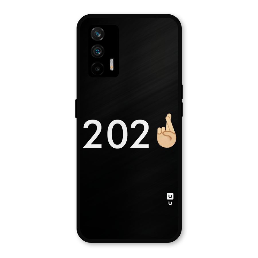 2021 Fingers Crossed Metal Back Case for Realme GT 5G