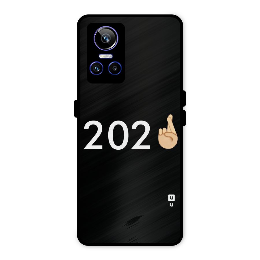 2021 Fingers Crossed Metal Back Case for Realme GT Neo 3