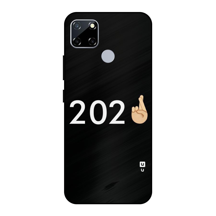 2021 Fingers Crossed Metal Back Case for Realme Narzo 20