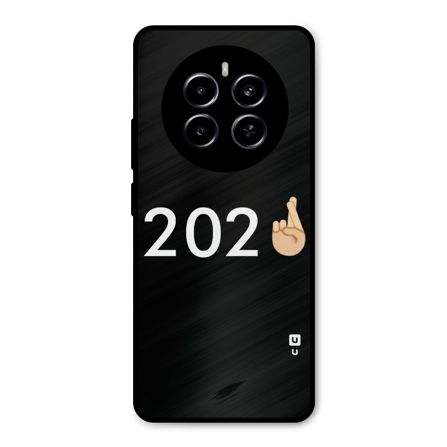 2021 Fingers Crossed Metal Back Case for Realme P1