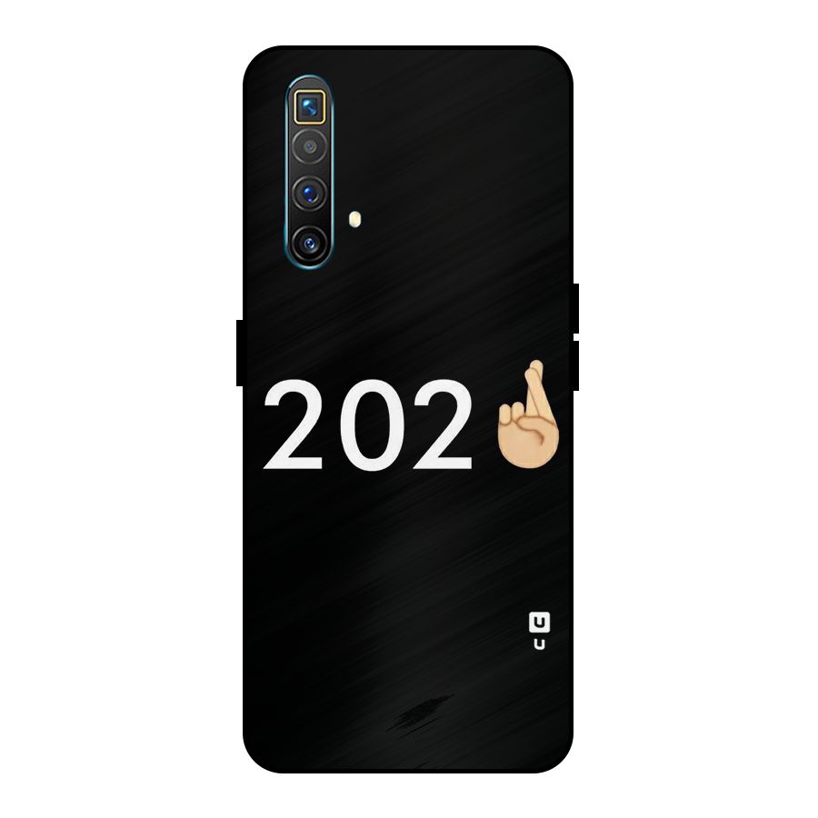2021 Fingers Crossed Metal Back Case for Realme X3 SuperZoom