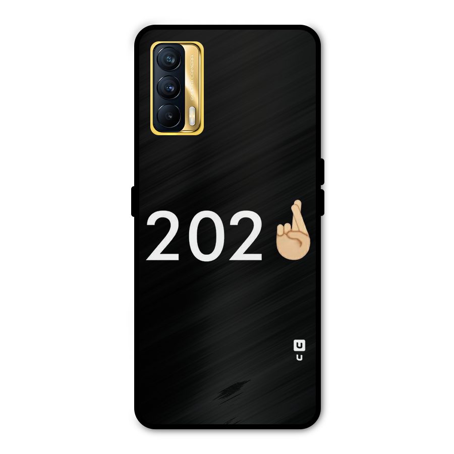 2021 Fingers Crossed Metal Back Case for Realme X7