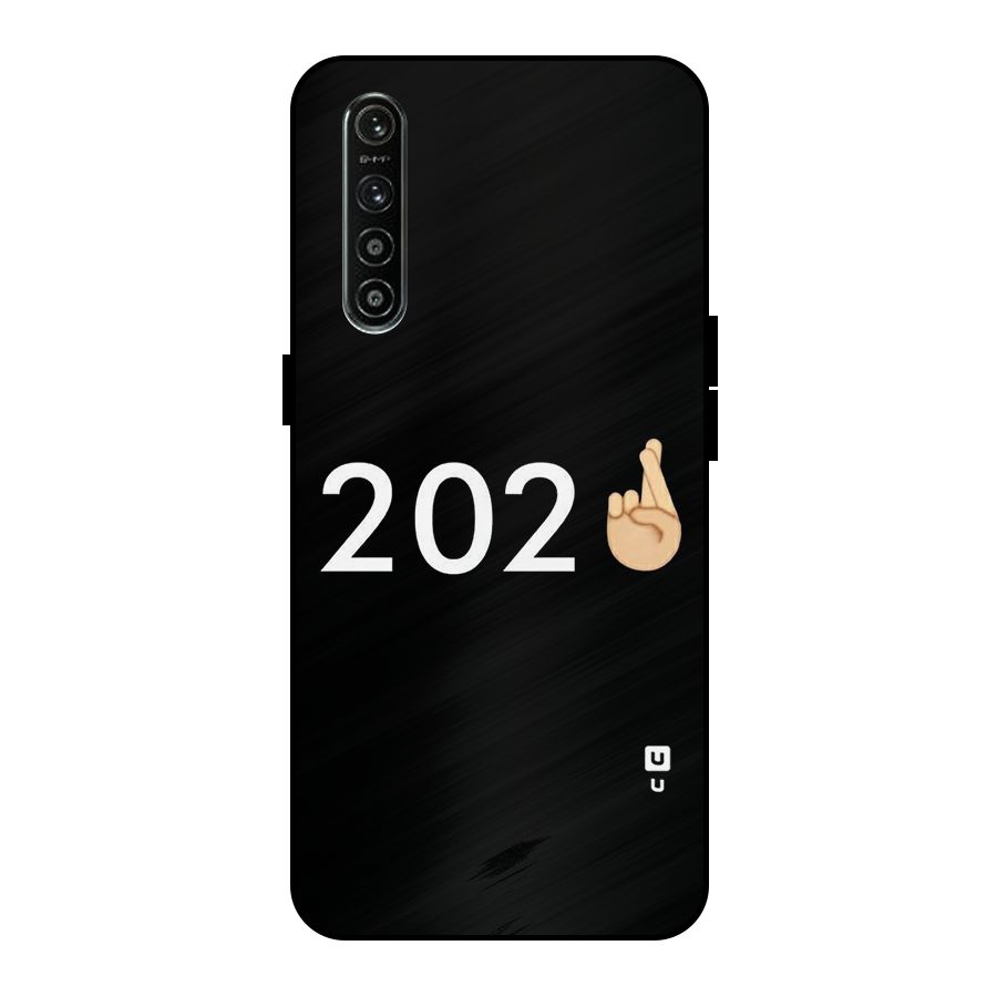 2021 Fingers Crossed Metal Back Case for Realme XT