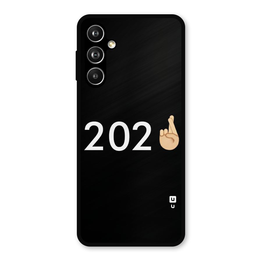2021 Fingers Crossed Metal Back Case for Samsung Galaxy M54