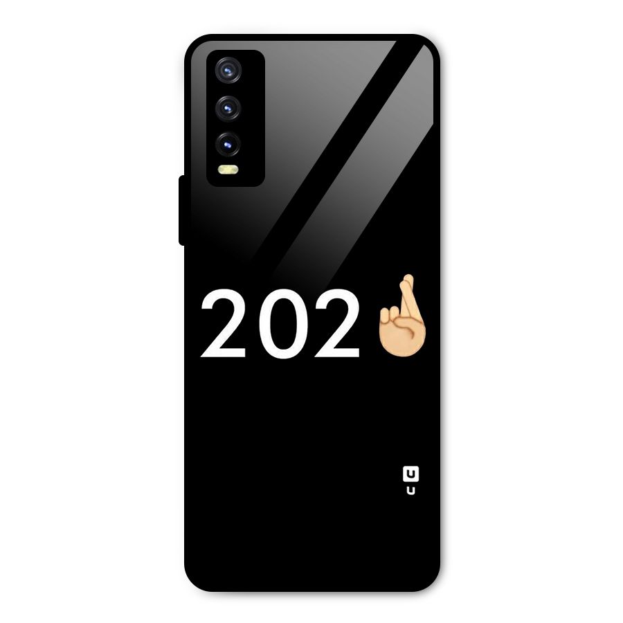 2021 Fingers Crossed Metal Back Case for Vivo Y20