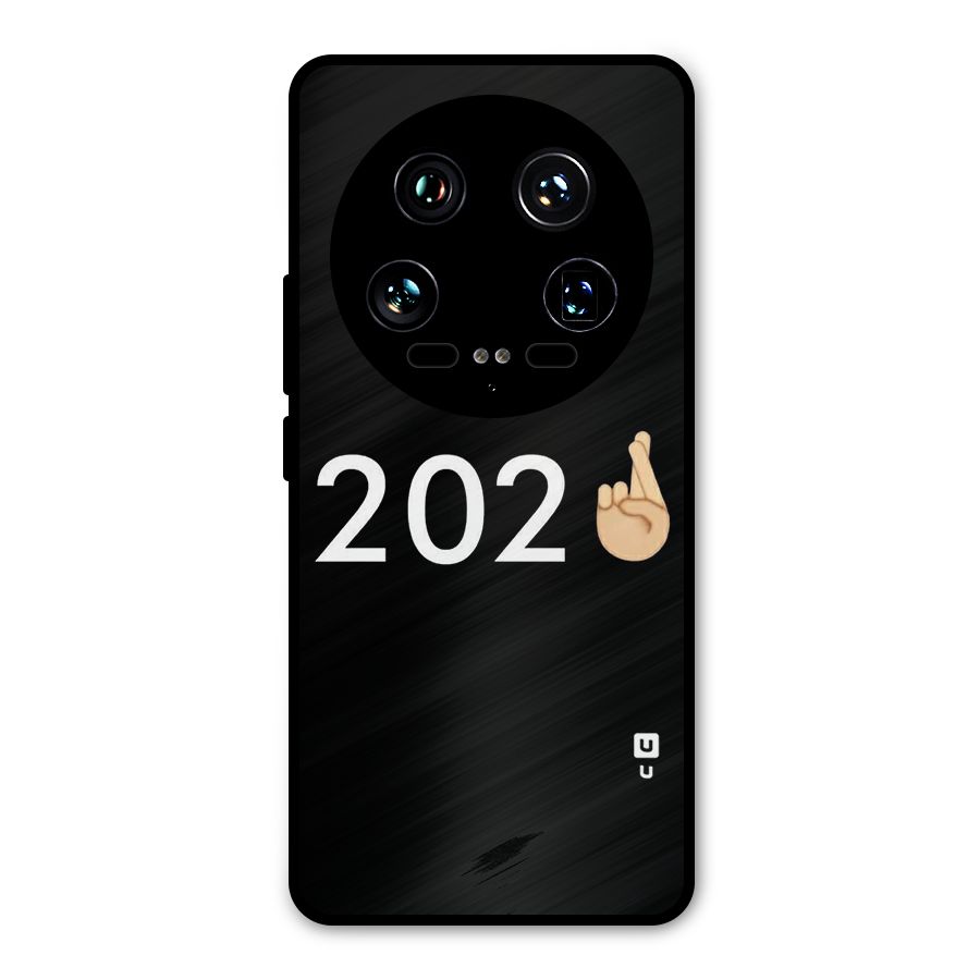 2021 Fingers Crossed Metal Back Case for Xiaomi 14 Ultra