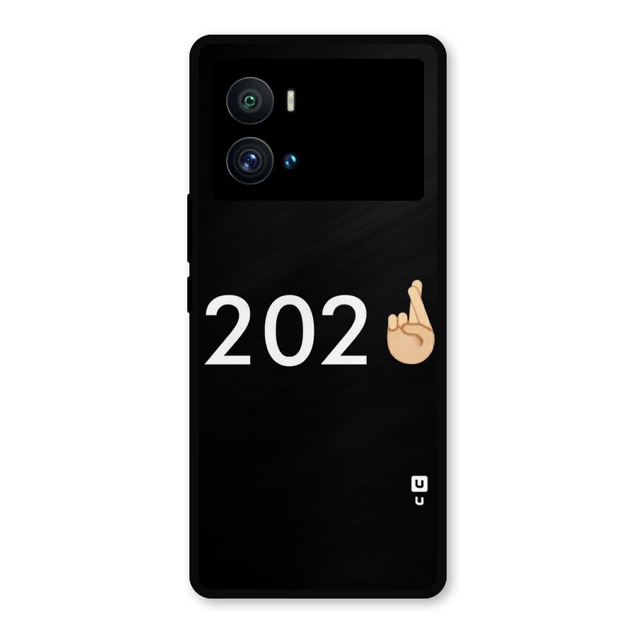 2021 Fingers Crossed Metal Back Case for iQOO 9 Pro