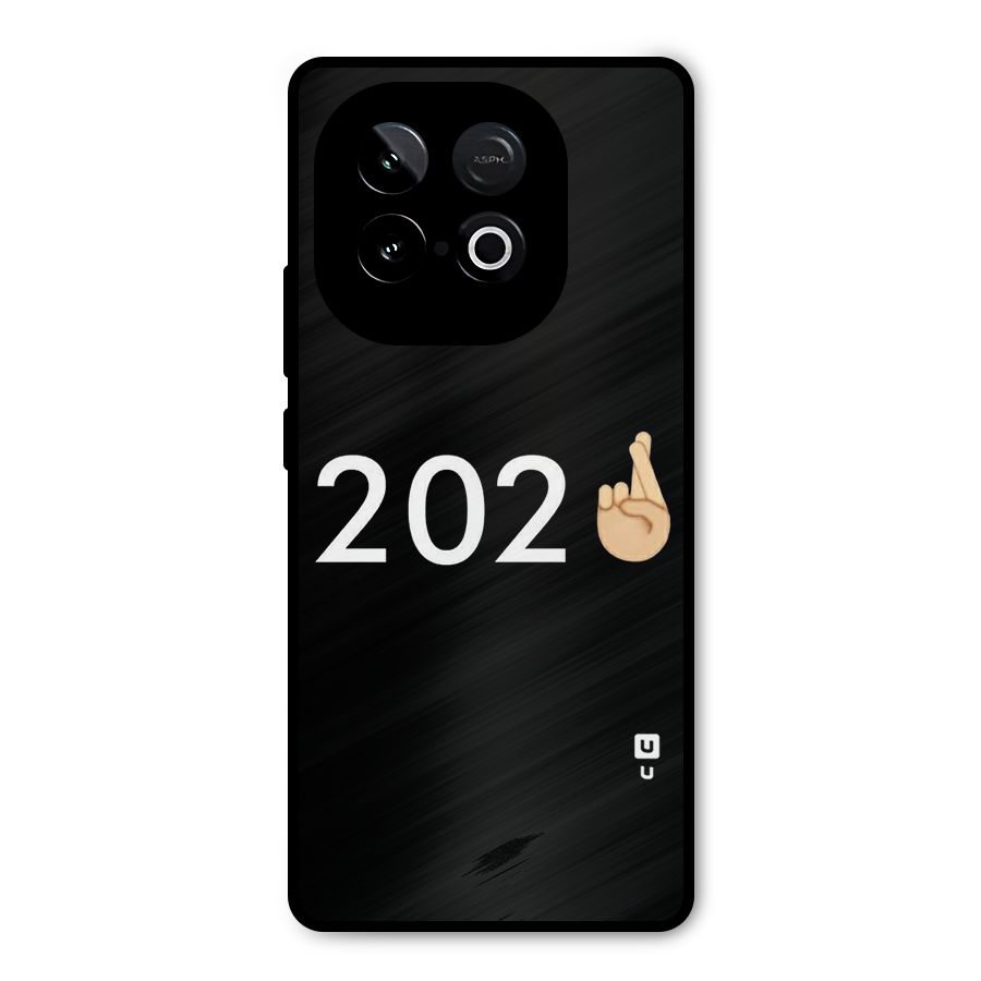 2021 Fingers Crossed Metal Back Case for iQOO Neo 10