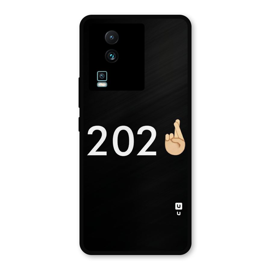 2021 Fingers Crossed Metal Back Case for iQOO Neo 7 Pro