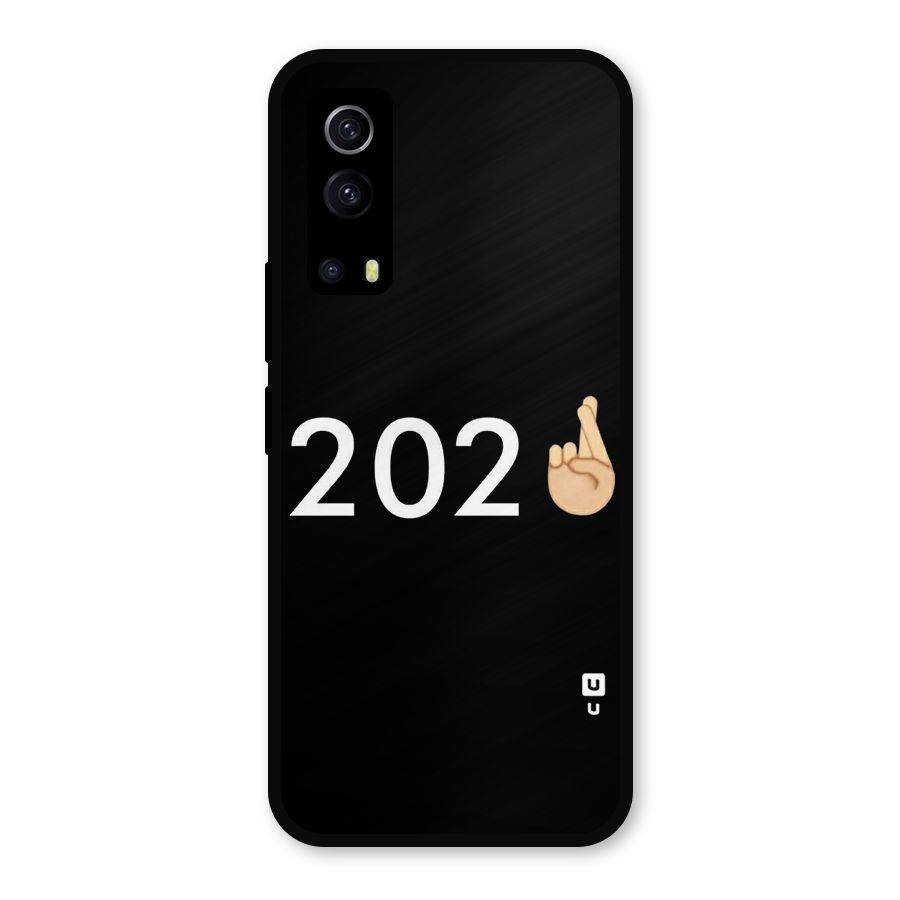 2021 Fingers Crossed Metal Back Case for iQOO Z3