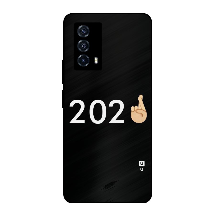 2021 Fingers Crossed Metal Back Case for iQOO Z5