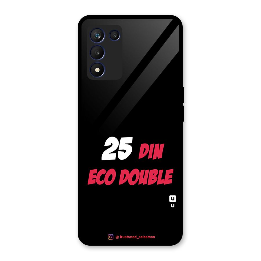 25 Din Eco Double Black Glass Back Case for Realme 9 5G Speed
