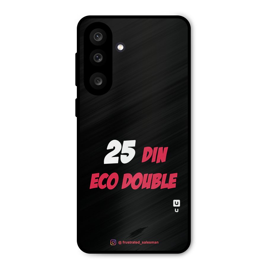 25 Din Eco Double Black Metal Back Case for Galaxy M56
