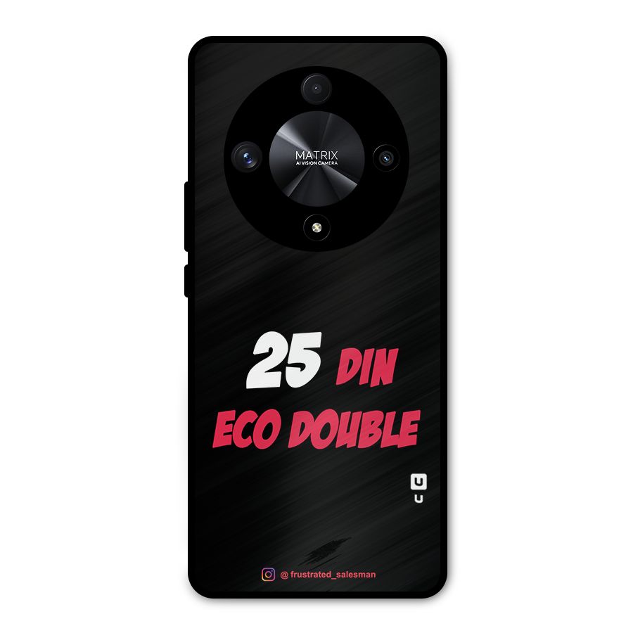 25 Din Eco Double Black Metal Back Case for Honor X9b
