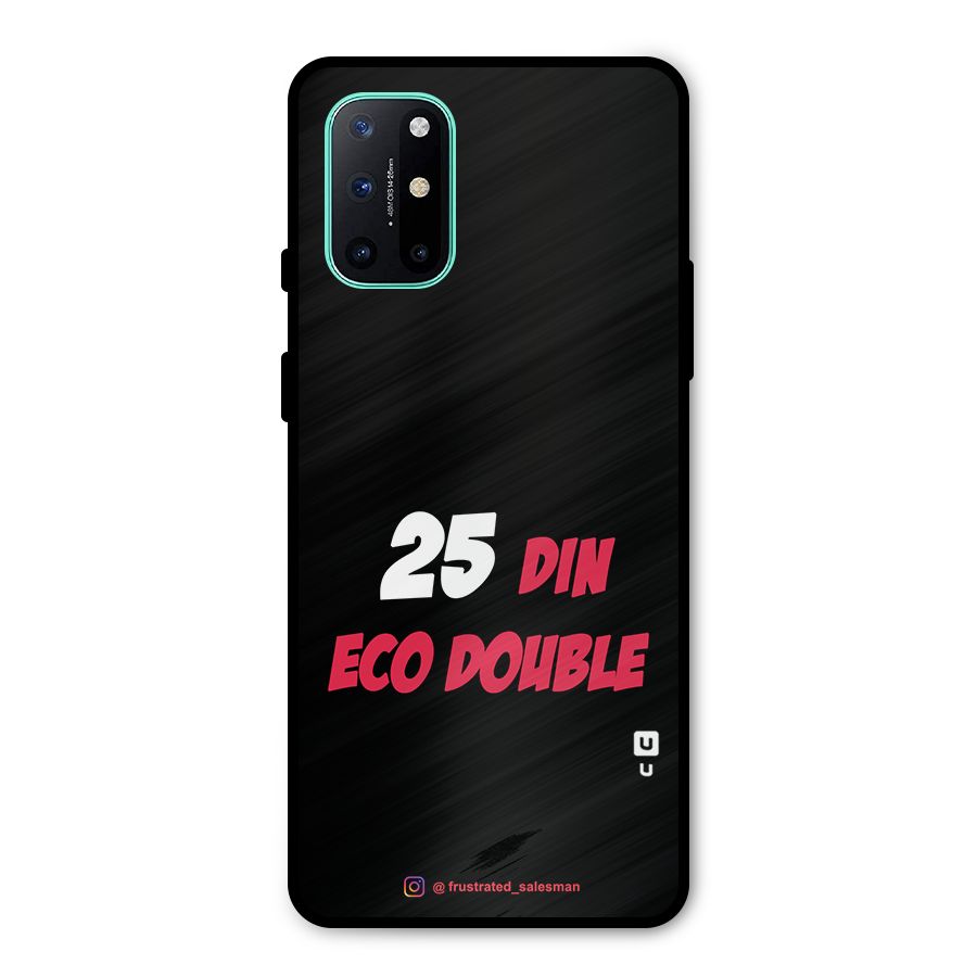 25 Din Eco Double Black Metal Back Case for OnePlus 8T