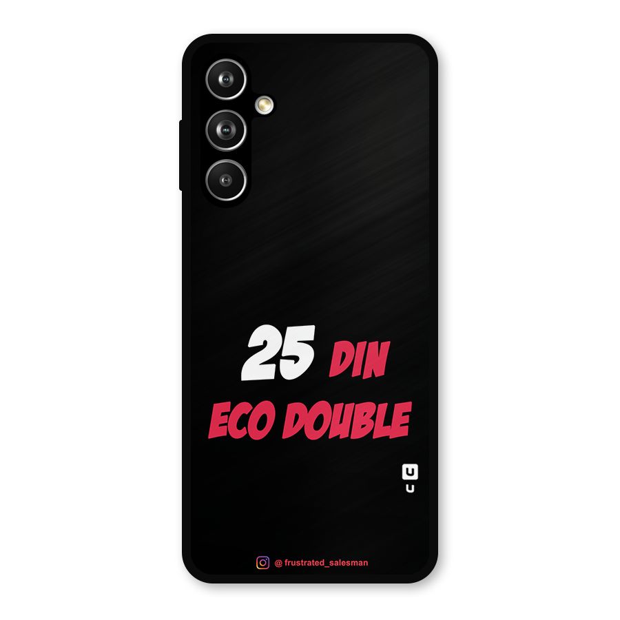 25 Din Eco Double Black Metal Back Case for Samsung Galaxy M54