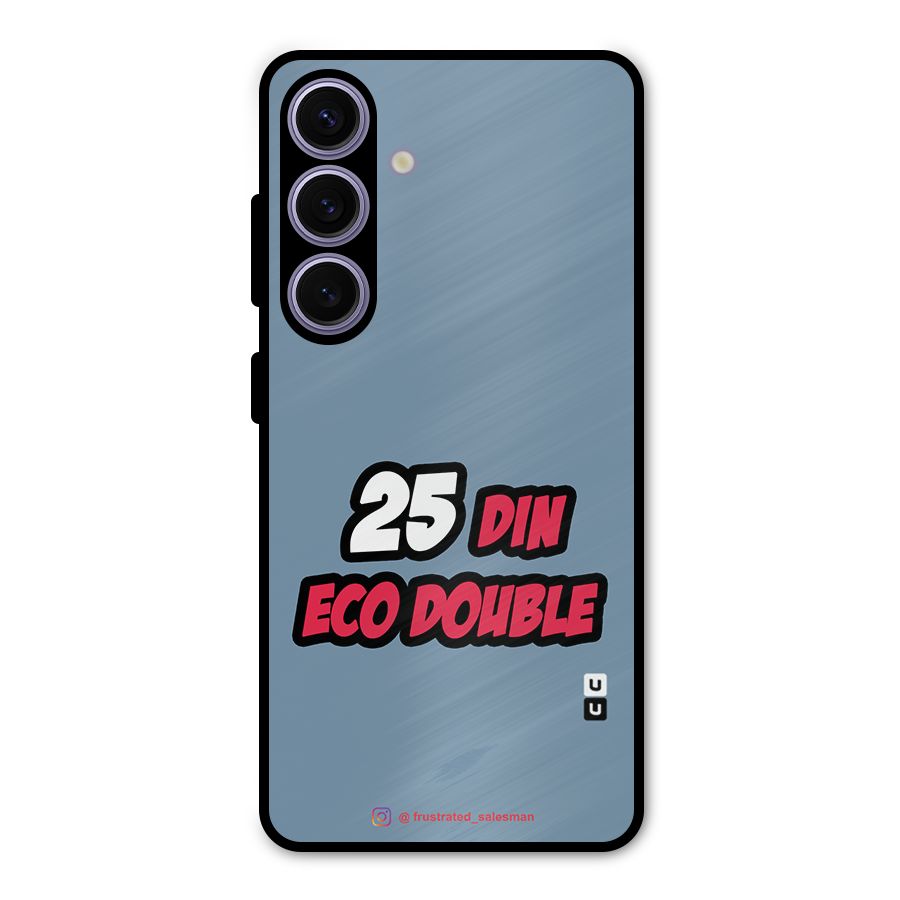 25 Din Eco Double SteelBlue Metal Back Case for Galaxy S24