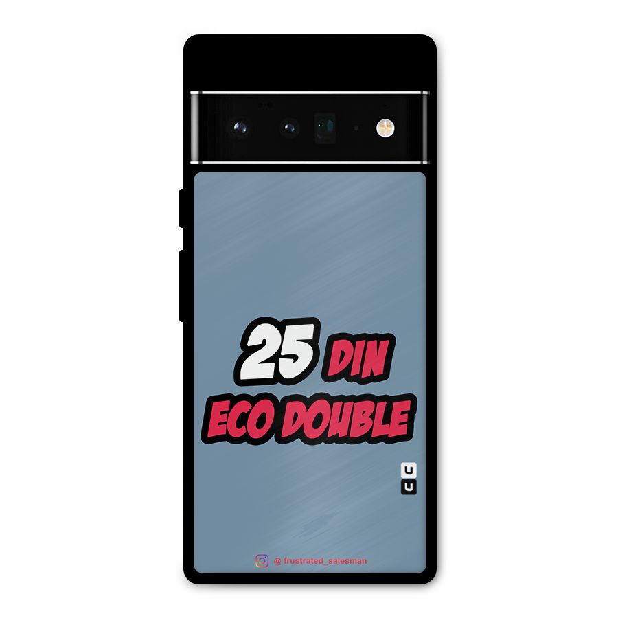25 Din Eco Double SteelBlue Metal Back Case for Google Pixel 6 Pro