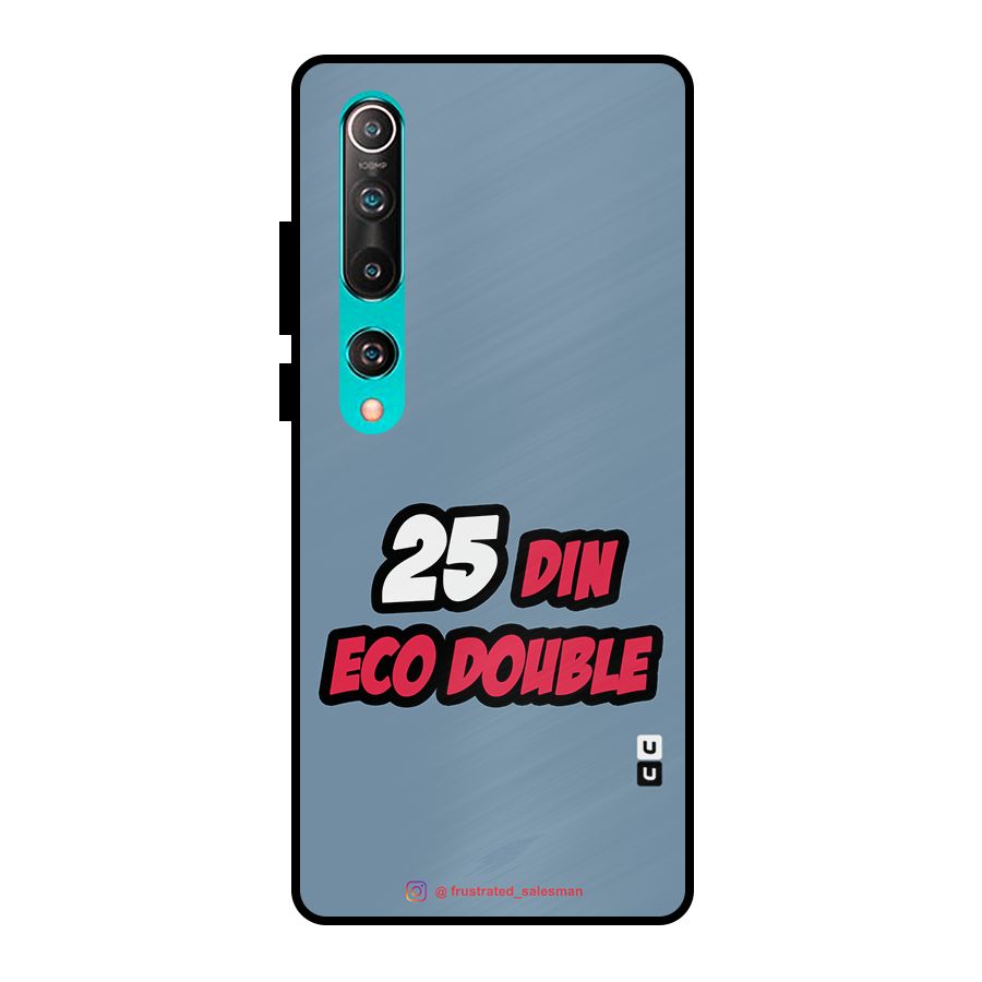 25 Din Eco Double SteelBlue Metal Back Case for Mi 10