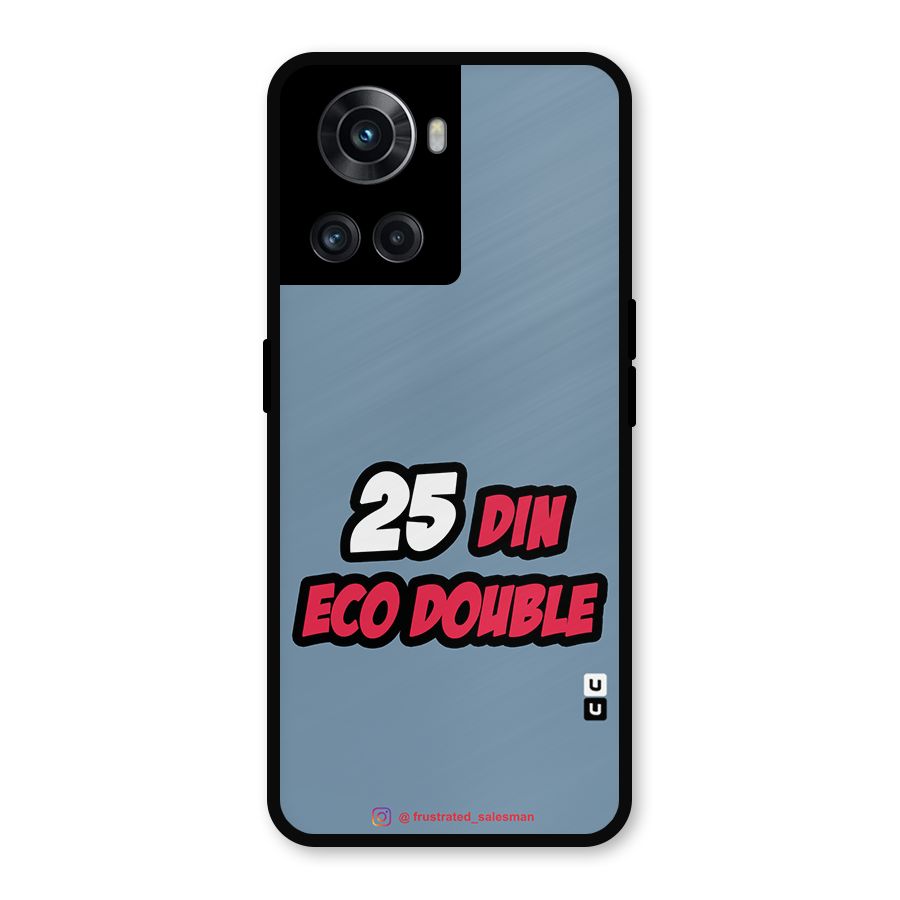 25 Din Eco Double SteelBlue Metal Back Case for OnePlus 10R