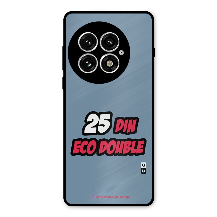 25 Din Eco Double SteelBlue Metal Back Case for OnePlus 13