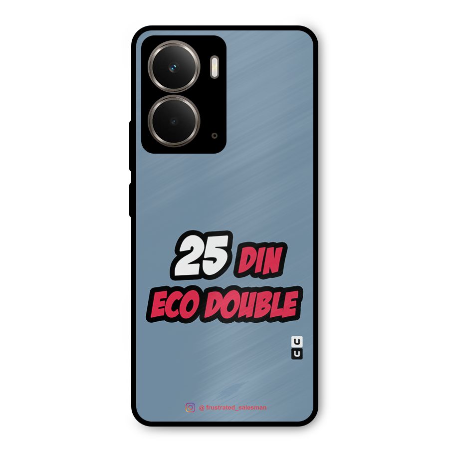 25 Din Eco Double SteelBlue Metal Back Case for Realme P3