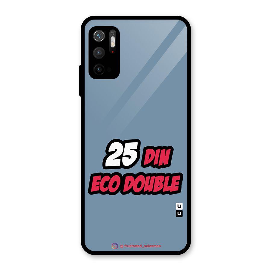 25 Din Eco Double SteelBlue Metal Back Case for Redmi Note 10T 5G