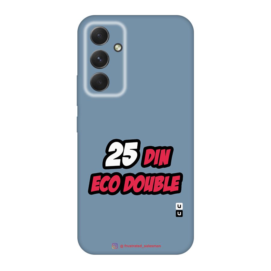 25 Din Eco Double SteelBlue Original Polycarbonate Back Case for Galaxy A54