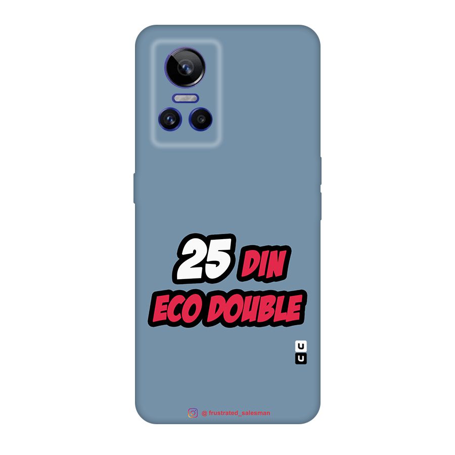 25 Din Eco Double SteelBlue Original Polycarbonate Back Case for Realme GT Neo 3