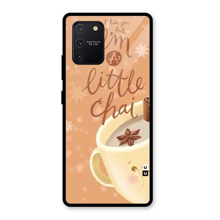 A Little Chai Glass Back Case for Galaxy S10 Lite