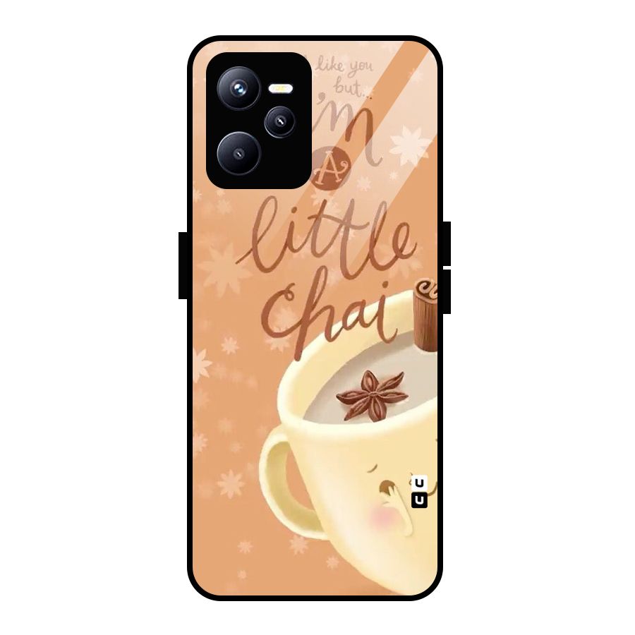 A Little Chai Glass Back Case for Realme C35
