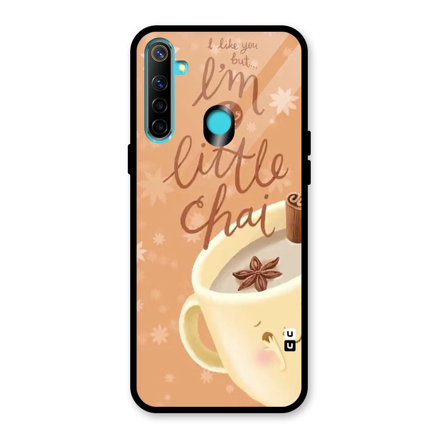 A Little Chai Glass Back Case for Realme Narzo 10