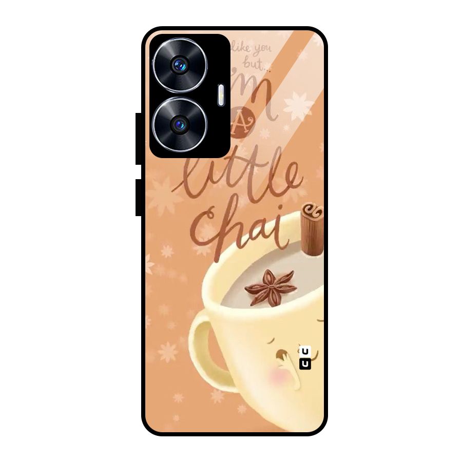 A Little Chai Glass Back Case for Realme Narzo N55