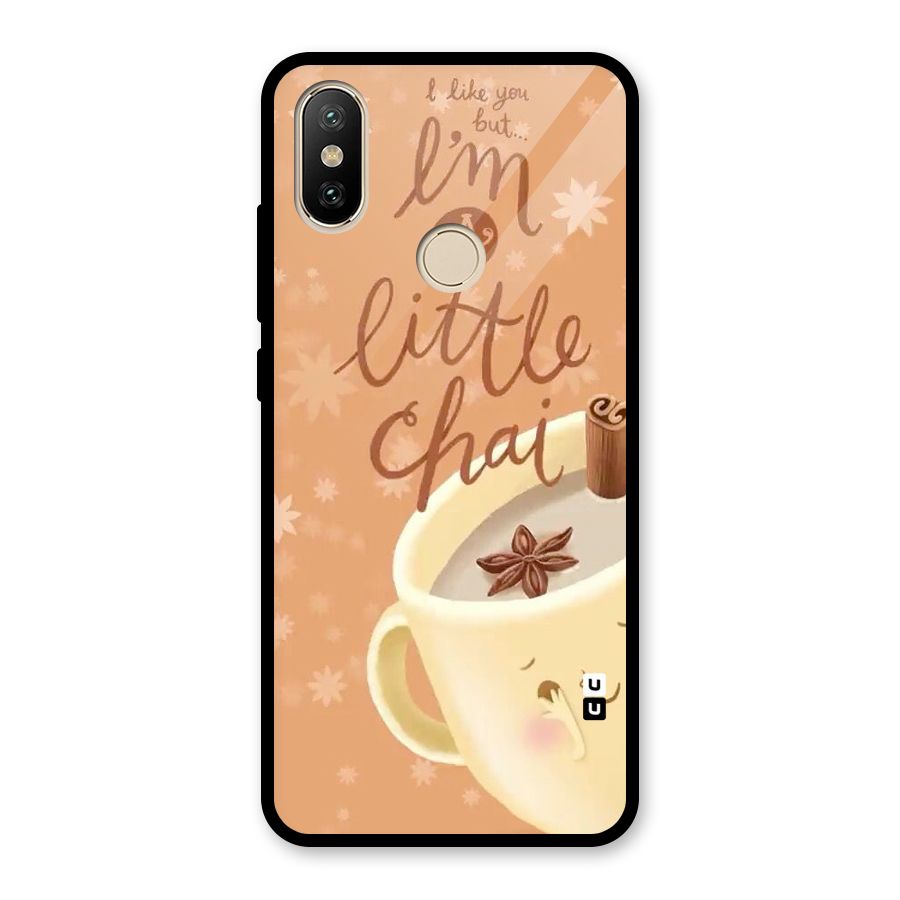 A Little Chai Glass Back Case for Redmi A2