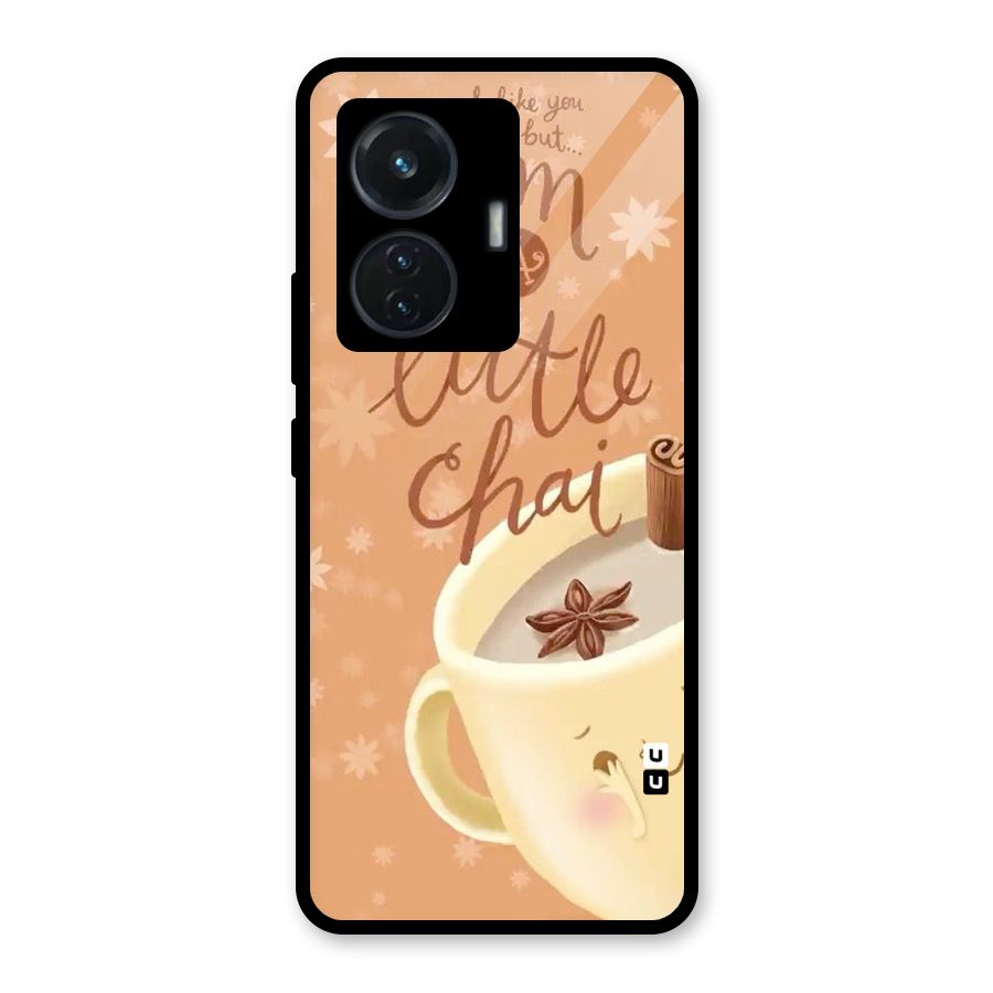 A Little Chai Glass Back Case for Vivo T1 44W