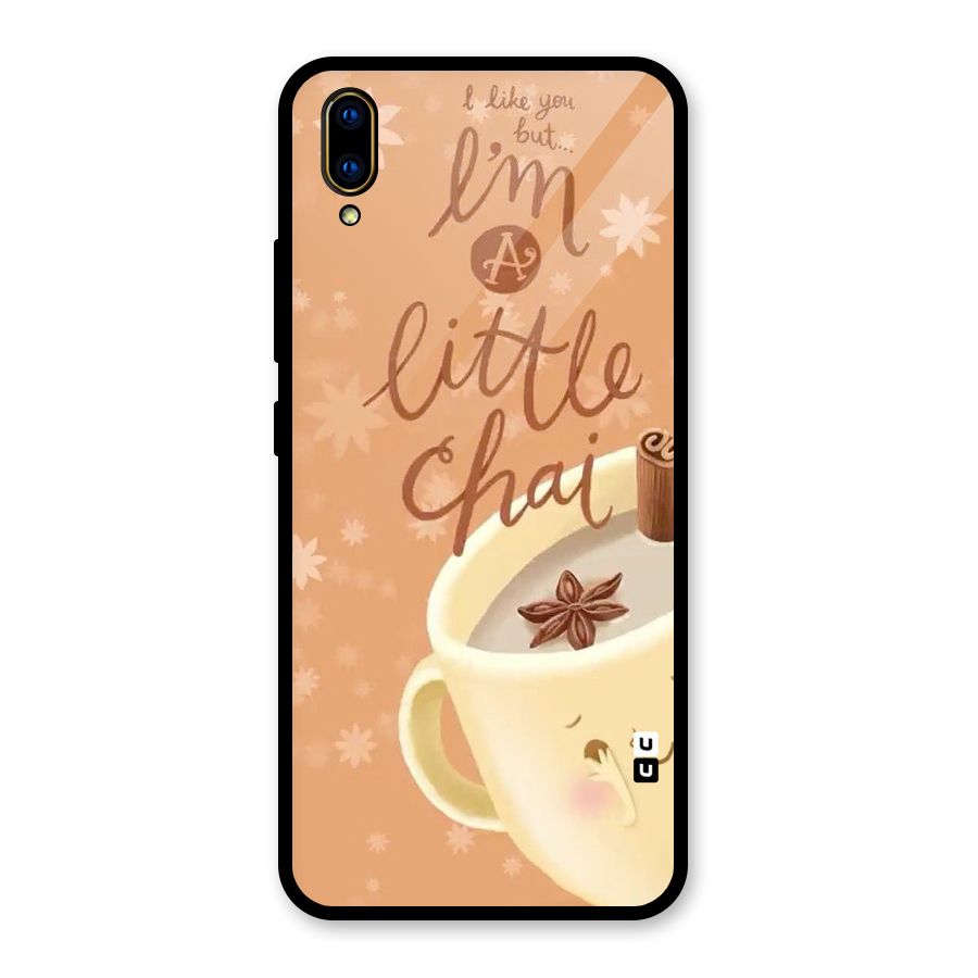 A Little Chai Glass Back Case for Vivo V11 Pro