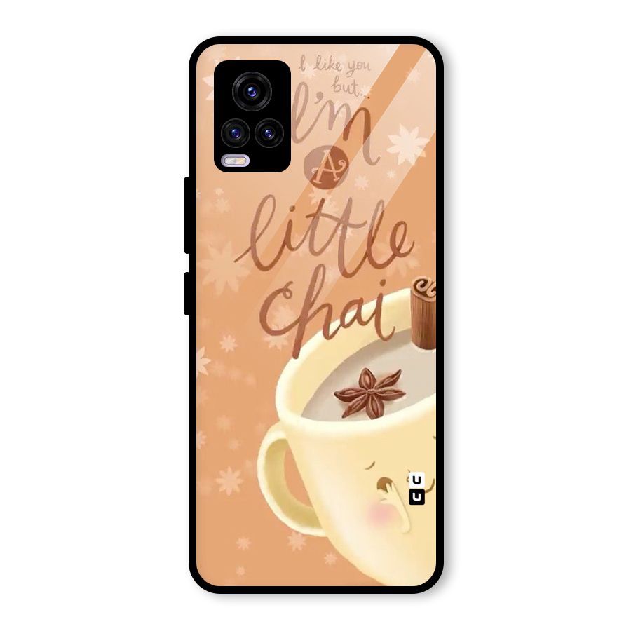 A Little Chai Glass Back Case for Vivo V20 2021
